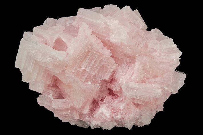Pink Halite Crystal Cluster - Trona, California #239544